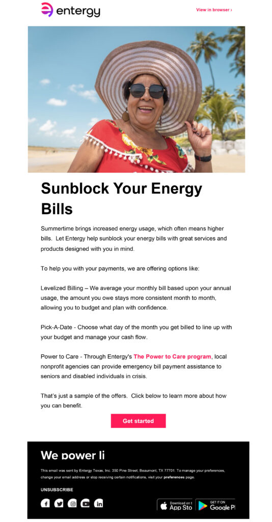 Entergy - Sunblock Your Energy Bills